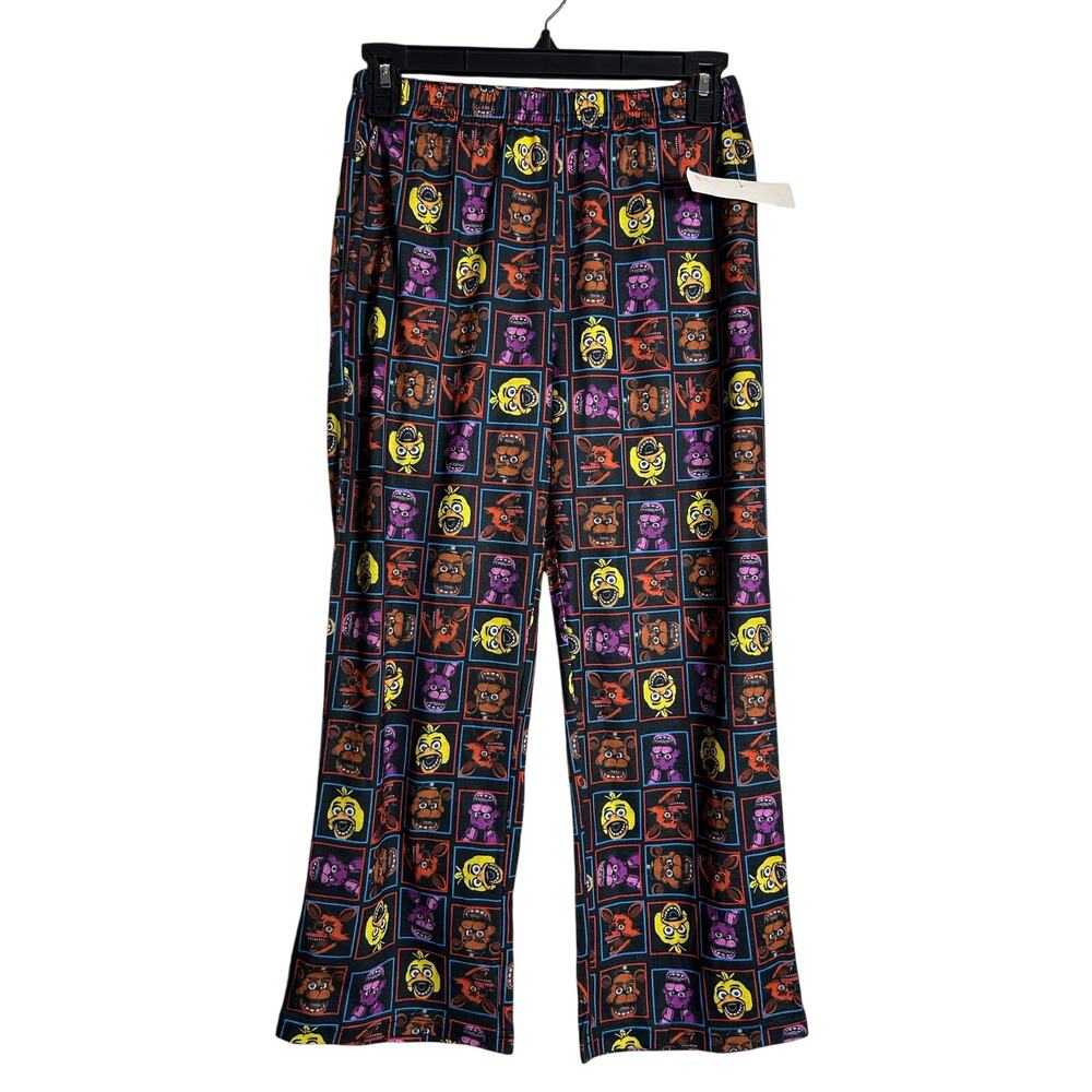 FIVE NIGHTS AT FREDDY'S Sleep Pants NEW Elastic Pull-on Waist Size Y8